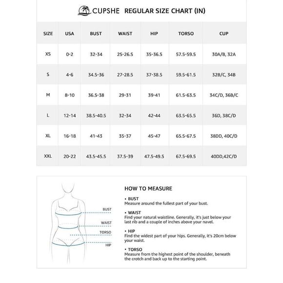 Cupshe NWT size M Women's Color Block Side-Tie One-Piece Swimsuit - Picture 6 of 6